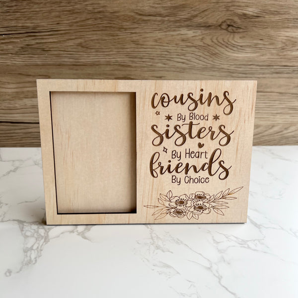 Cousins wooden frame