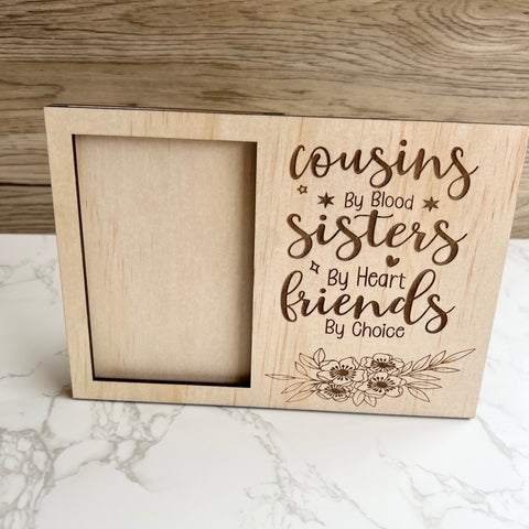 Cousins wooden frame