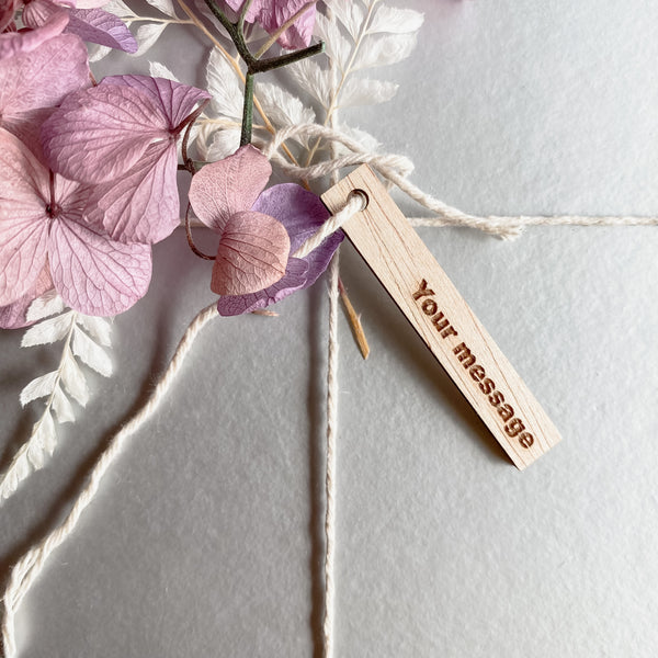 Personalised Favour Tag Sticks