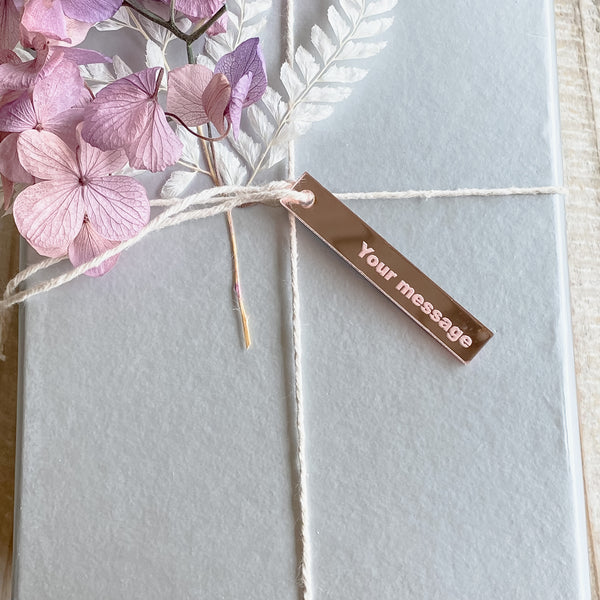 Personalised Favour Tag Sticks