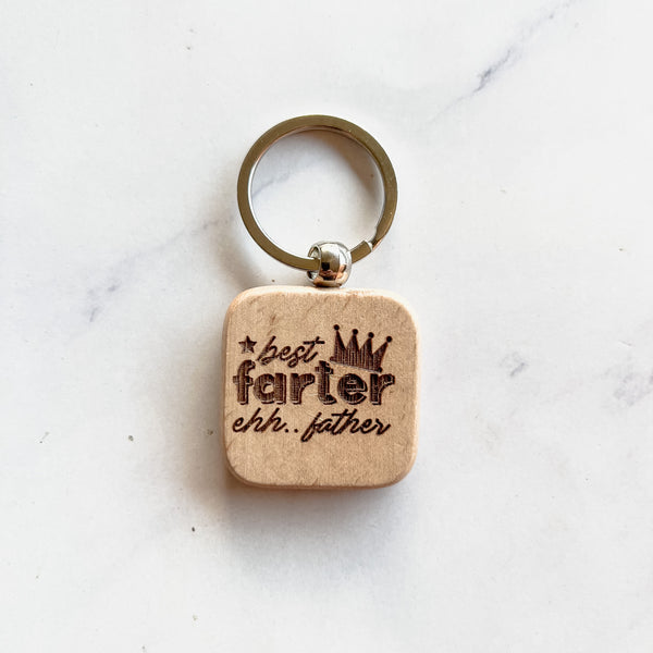 Wooden Key ring for Dad