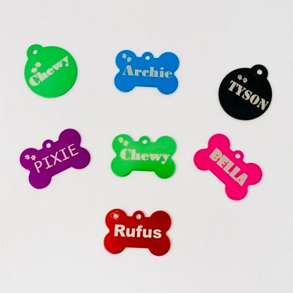 Personalised Small Bone Shape Pet Tag