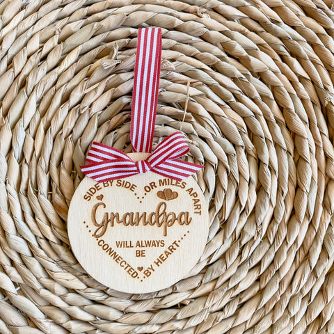 Wooden Grandpa Christmas Gift ornament | Christmas Gifts for Grandpa | pop