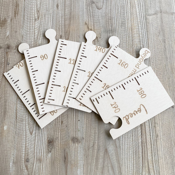 Wooden Personalised Growth chart