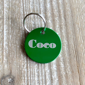 Personalised Small Round Pet Tags