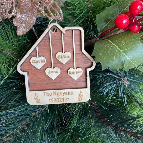 Family Home Keepsake Ornament