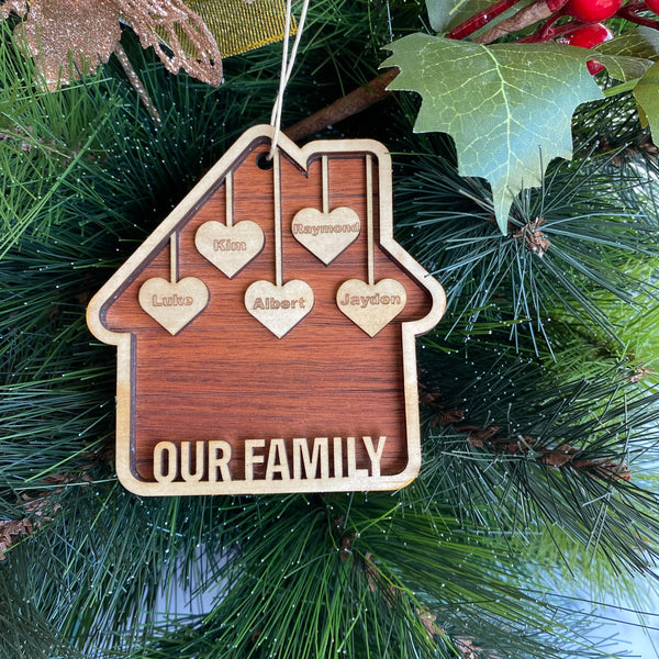 Family Home Keepsake Ornament