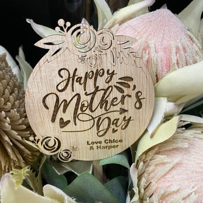 Mother’s Day Plant sticks with personalised Messages