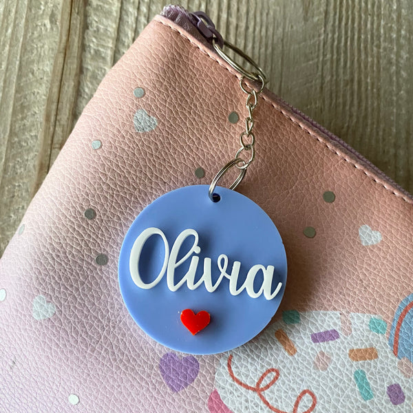 Personalised acrylic name Bag tags