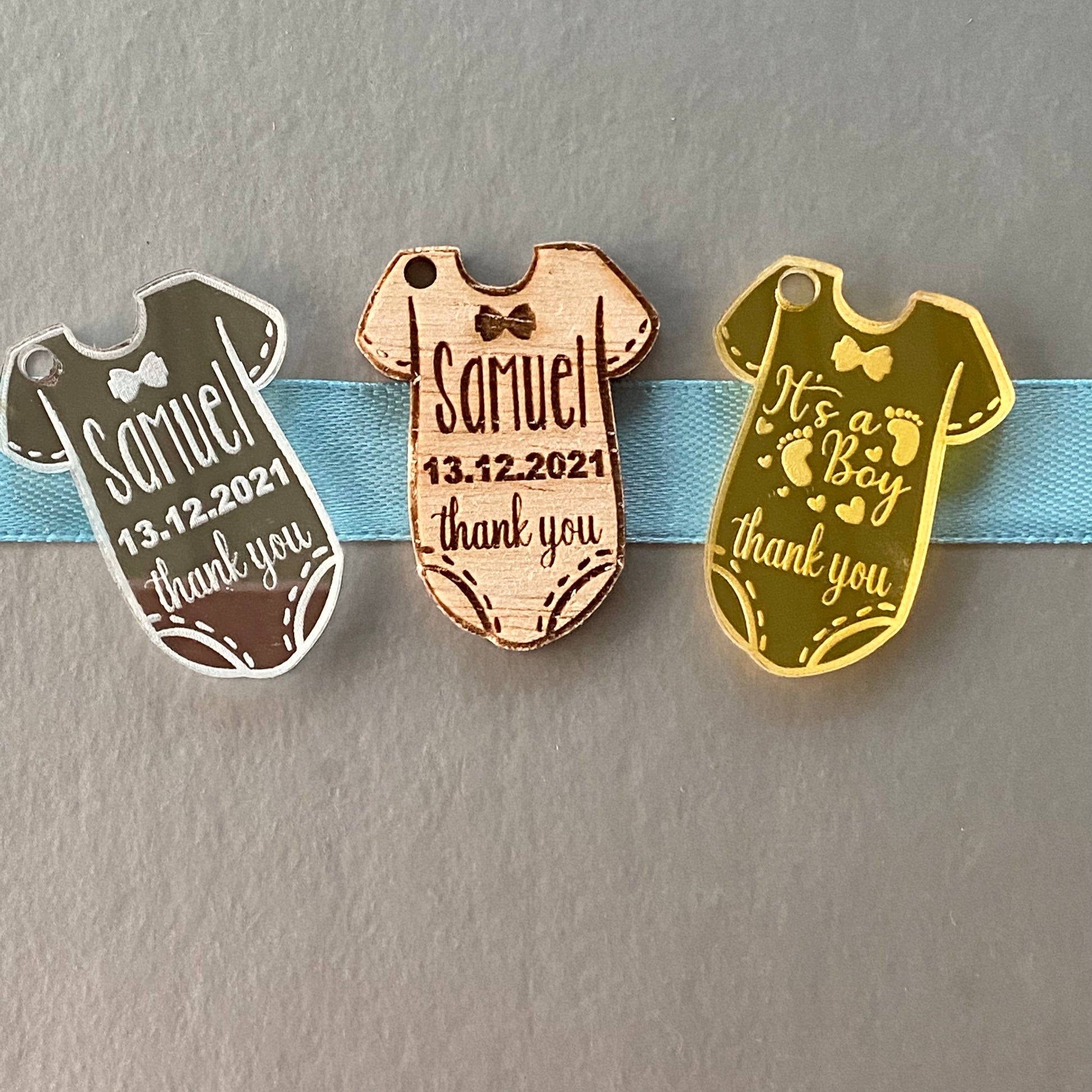 Personalised Baby Shower Gift Tags for Favours