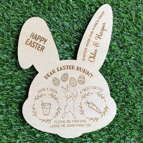 Treat Tray Montessori Easter Tray Easter BunnyCustom Tray Personalised Easter Easter Gift Easter decor 
