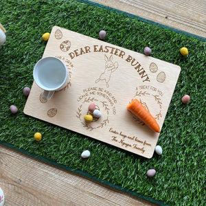 Personalised Easter Bunny Tray/ BoardTreat Tray Montessori Easter Tray Easter BunnyCustom Tray Personalised Easter Easter Gift Easter decor