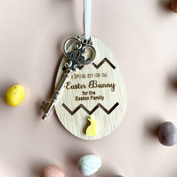 Easter Bunny Magic Key Personalised Engraved